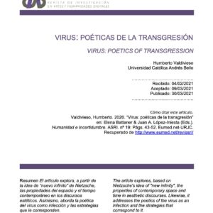 VIRUS: POÉTICAS DE LA TRANSGRESIÓN